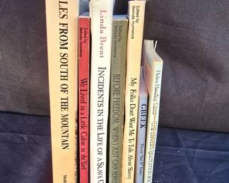 Book Collection: Tales from South of the Mountain, We Lived in a Little Cabin in the Yard, Incidents in the Life of a Slave Girl, Before Freedom, When I Just Can Remember, My Folks Don't Want Me To Talk About Slavery, Greek: Dover "Say It" Series, The Lover's Quotation Book