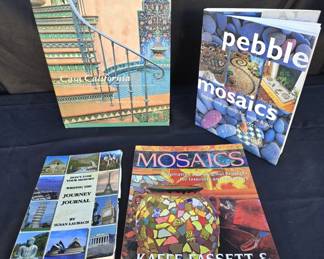 Book Collection: Casa California, Mosaics, Pebble Mosaics, Journey Journal