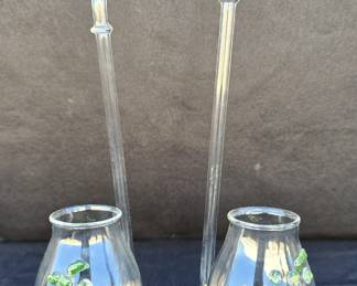 Schnapps Glasses with built-in Straw Made in Germany