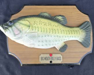 "Big Mouth Billy Bass" Mounted Animated Framed Fish