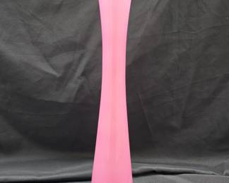 Pink Tubular Glass Vase