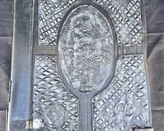 Elegant Art Hard Cover Blank Journal with Embellished Pages