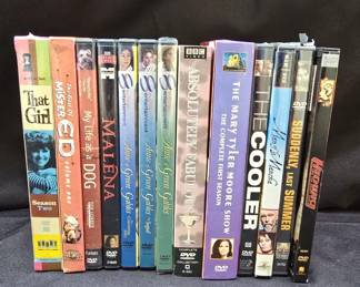 Movies/DVDs: That Girl: Season Two, 4-Disc Set; The Best of Mister Ed: Volume One; My Life As A Dog; Malena; Anne of Green Gables; Anne of Green Gables: The Sequel; Anne of Green Gables: The Continuing Story; Absolutely Fabulous; The Mary Tyler Moore Show: The Complete First Season; The Cooler; Man of La Mancha; Suddenly, Last Summer; Hedwig and the Angry Inch