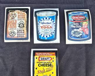 Vintage Wacky Packs Series Collectible Stickers