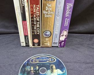DVD Collection: Disney's Enchanted; Jacques Demy's The Umbrellas of Cherbourg; Syd Field's Screenwriting Workshop: How To Write a Screenplay That Sells to Hollywood; What Can I Say? A Dialogue Workshop with Ellen Sandler; Tales of the City Collection; The Dick Van Dyke Show: Season 3; The Beverly Hillbillies Ultimate Collection: Vol. 1; Bewitched: The Complete Second Season