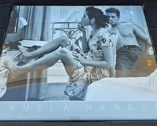 "Bis" by Pamela Hanson, 1987 Unsigned Offset Lithograph, Framed 