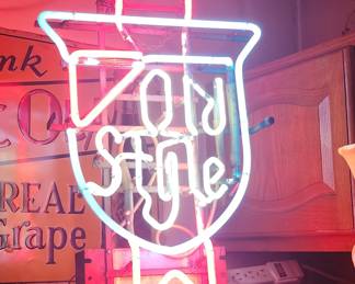 Old Style neon sign