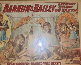 Barbum & Bailey Circus poster