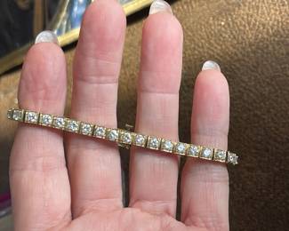 5 ct $4090 tennis bracelet 14K