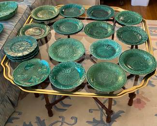 Brass and Glass Top Oriental Base Table