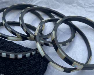 Inlaid Cuff Bracelets