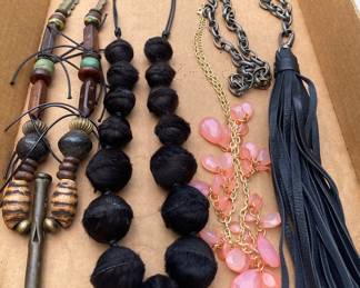 Assorted Glass and Stone Necklaces