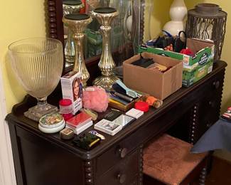 Mahogany Vanity (Sold with Bedroom Suite)