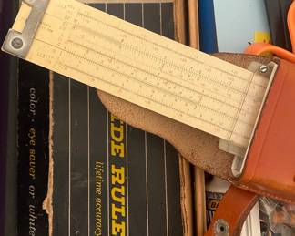 Slide Rule with Box