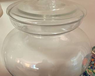 Large Glass Apothecary Style Jar/Canister