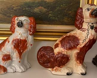 Staffordshire Spaniel Figurines
