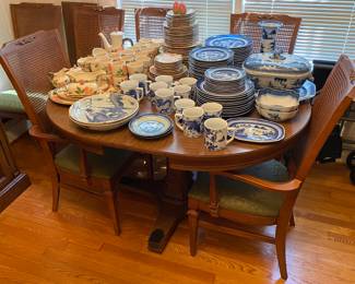 Dining Table and Six Chairs