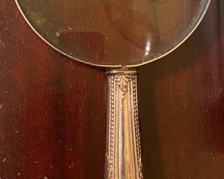 Sterling Weighted Handle Magnifier
