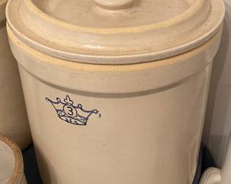 Stoneware Pottery Crock