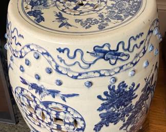 Large Chinese Style Garden Stool