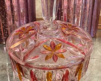 Elegant Glass Candy Dish