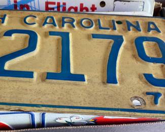 Some N.C. License Plates