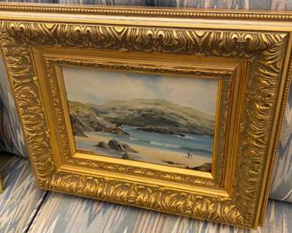 Coastal Themed Oil Painting