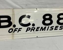 ABC 8872 CHATHAM CO. VA LIQ. SIGN