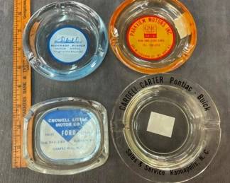 COLLECTION ADV. ASHTRAYS