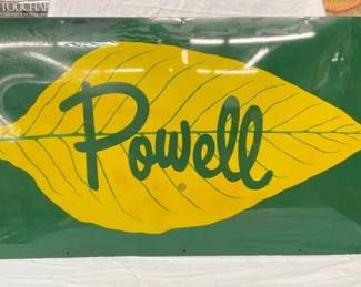 NOS POWELL TOBACCO BARN SIGN