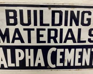 SSP ALPHA CEMENT DEALER SIGN