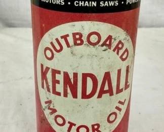 QT KENDALL OUTBOARD CONE TOP CAN