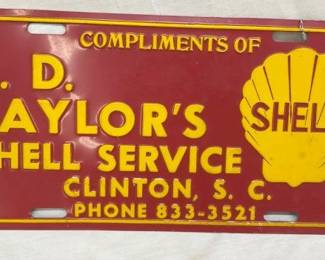 EMB. SST BD TAYLORS SHELL TAG