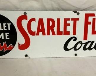 SSP SCARLET FLACE COAL SIGN
