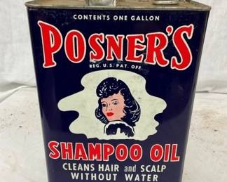 1G. UNUSUAL POSNERS SHAMPOO OIL CAN