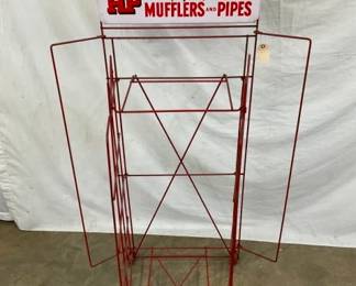 AP MUFFLERS & PIPES DISPLAY RACK