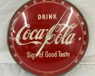 8 1/2" DRINK COKE GOOD TASTE THERM.
