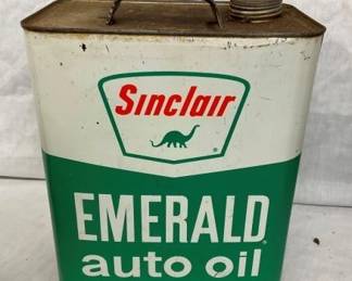 2G. SINCLAIR EMERALD AUTO OIL CAN