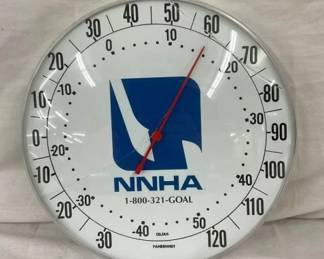 12" NNHA THERMOMETER CRACKED LENSE