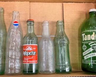 COLLECTION EARLY SODA BOTTLES