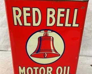 2G. RED BELL MOTOR OIL CAN
