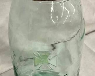 1/2G. CROSS GEM JAR W/ LID
