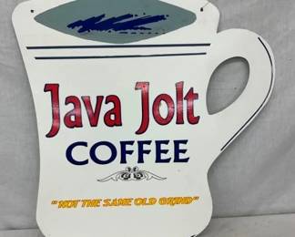 DIECUT SST JAVA HANDMADE TRADE SIGN