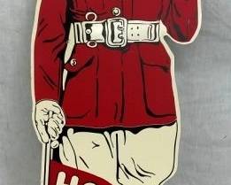 DIECUT HOOD TIRES SIGN 11X36