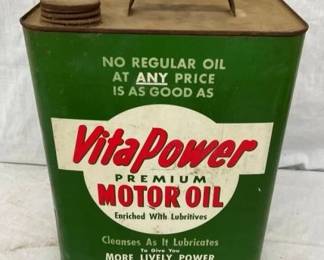 2G. VITAPOWER MOTOR OIL CAN