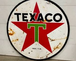 DSP 6FT. TEXACO STATION SIGN 