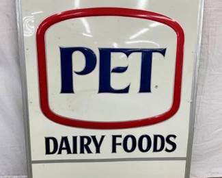 SST EMB. PET DAIRY FOODS SIGN