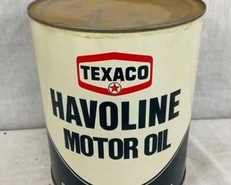 1G. TEXACO HAVOLINE MOTOR OIL CAN