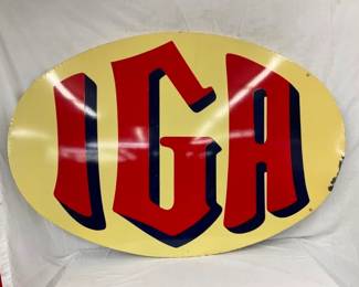 SSP IGA COOKIE CUTTER SIGN