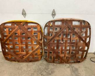 EARLY "LIBERTY" TOBACCO BASKETS